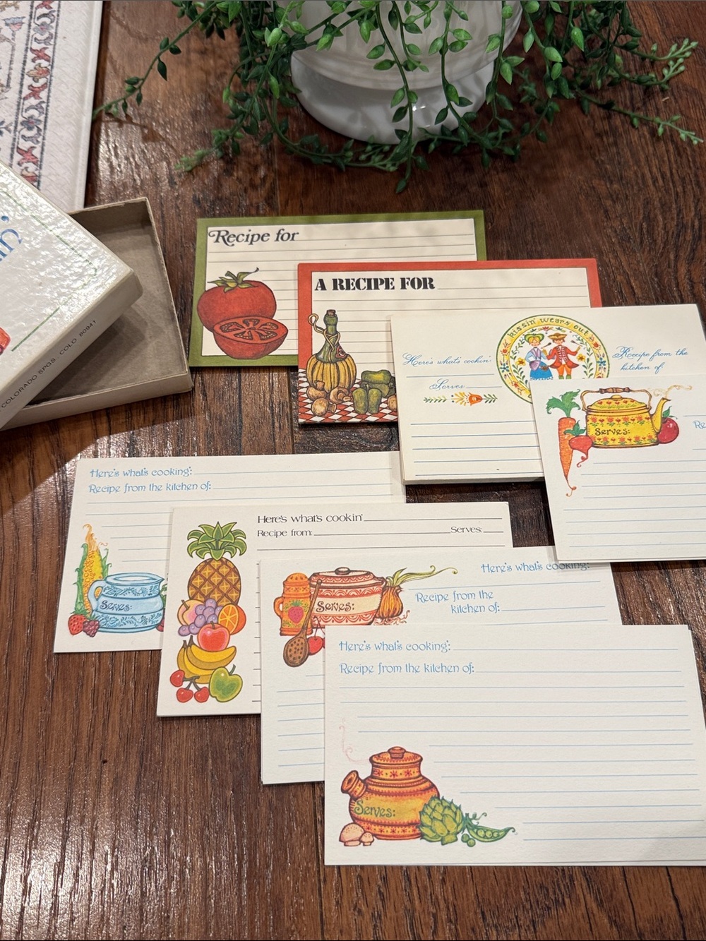 Vintage Recipe Card Bundle